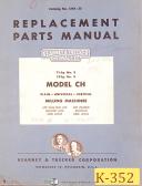 Kearney & Trecker-Milwaukee-Kearney & Trecker CH, CHR-35, Mlling Replacement Parts Manual 1951-CH-01